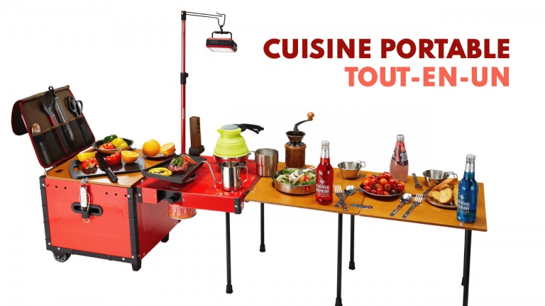 Le système de cuisine d’extérieur tout-en-un ultra portable