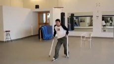 Malgré son handicap, rien n'arrête ce danseur!