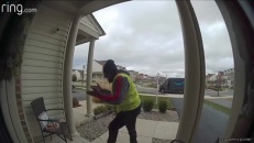 La danse du livreur heureux