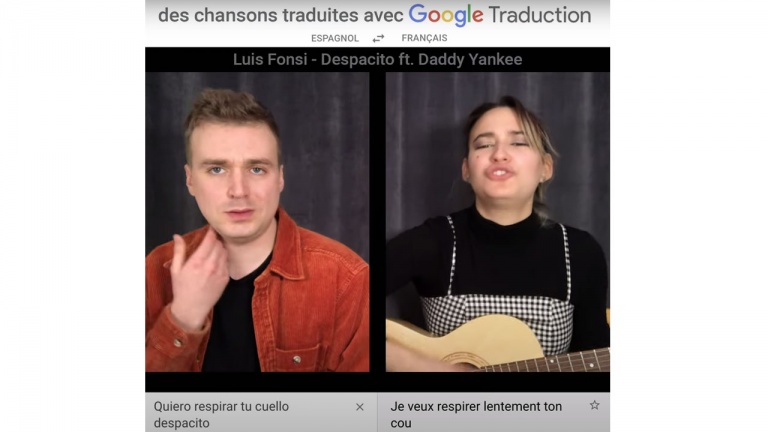 Arnaud Soly chante en duo avec Éléonore Lagacé… et Google Traduction!
