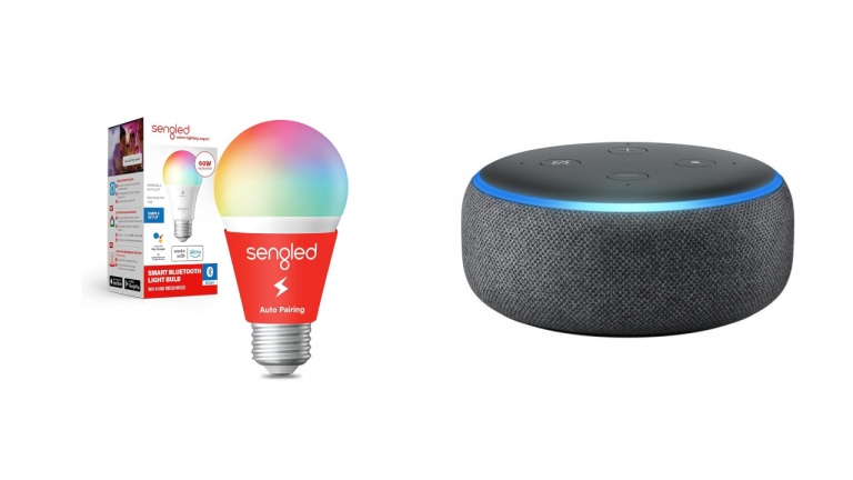 Gagnez cet ensemble comprenant une ampoule intelligente de Sengled et un Echo Dot d'Amazon!