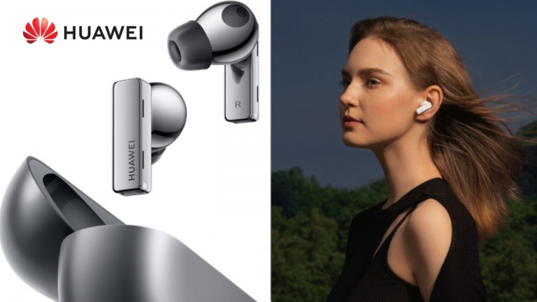 Gagnez les écouteurs à réduction de bruit au look frappant de Huawei, les FreeBuds Pro!