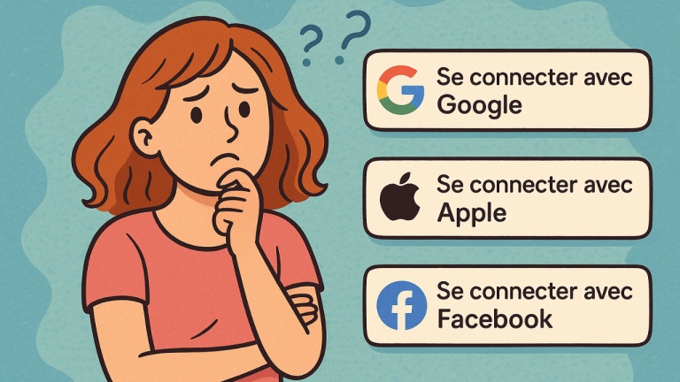 Pourquoi éviter de se connecter avec Google, Apple et Facebook