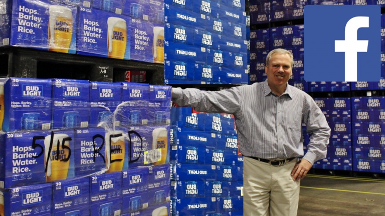 Concours Facebook pour gagner un pack de 24 Bud Light et 35$. Vrai ou Faux?
