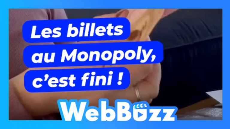 C'est fini pour l'argent Monopoly!
