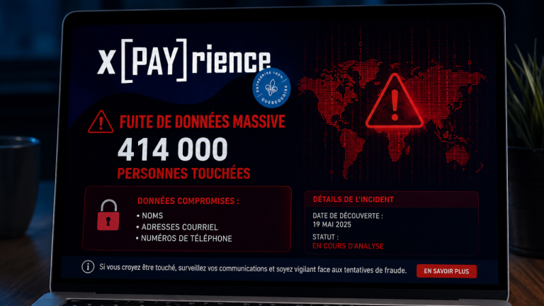 414 000 Québécois victimes d'une fuite chez la billetterie xPayrience