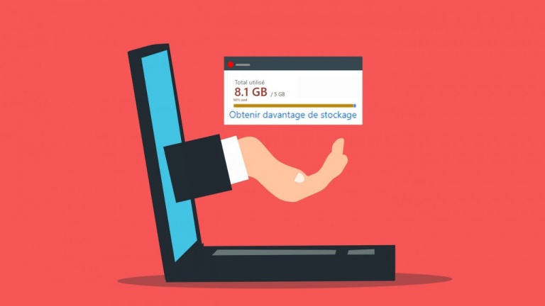 Le stockage d’Outlook et de OneDrive fusionnent: comment vérifier sa quantité de données restante