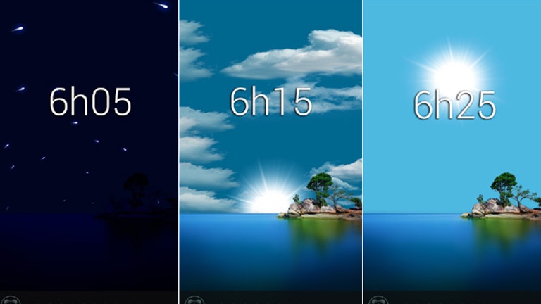 Un lever de soleil dans votre chambre pour vous réveiller en douceur!