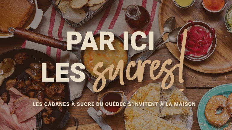 Ma cabane à la maison: le temps des sucres qui se déroule en ligne