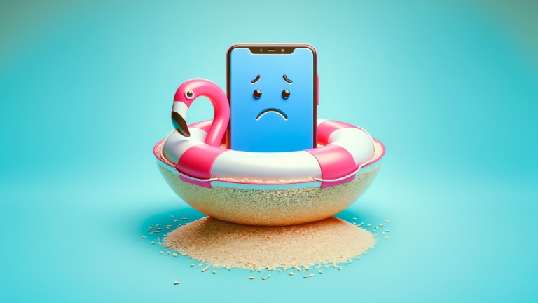 Pourquoi il est déconseillé de mettre son téléphone dans le riz s'il tombe dans l'eau?