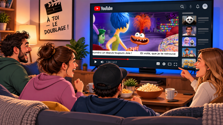 Des chaînes YouTube pour s'adonner au jeu de doublage de film