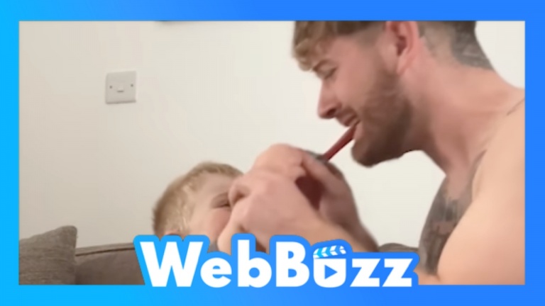 Quand tu penses que la langue de papa est tombée