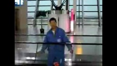Un laveur de vitres paresseux