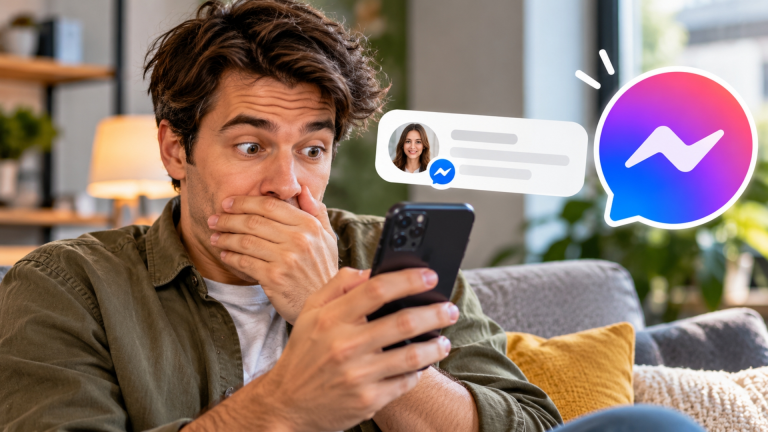 Messenger: comment lire un message sans afficher la mention Vu