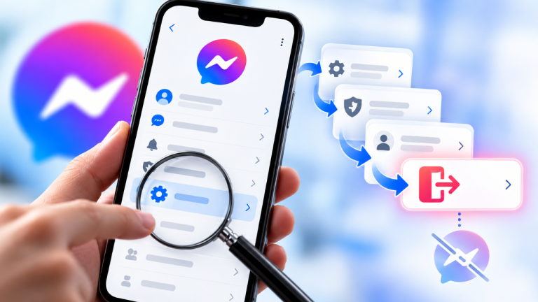 Comment se déconnecter de Messenger sur un téléphone Android ou iPhone?
