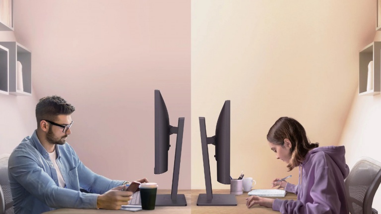 Ce moniteur pour ordinateur permet de travailler sans fatiguer nos yeux