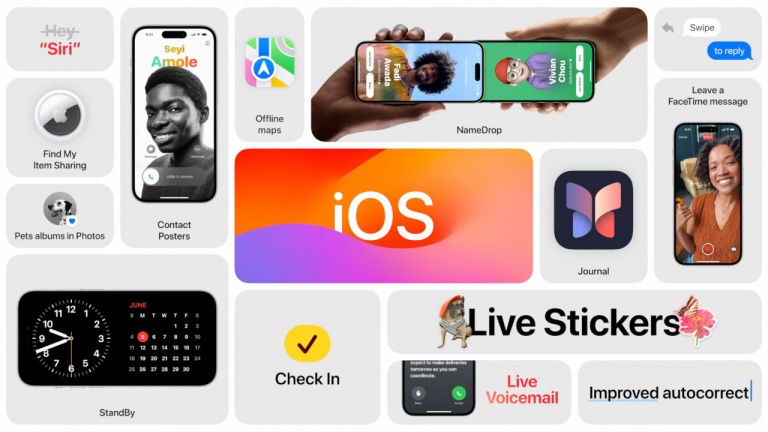 Les principales nouveautés qui attendent notre iPhone avec iOS 17