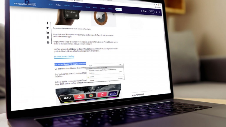 Google Chrome permet désormais de partager des liens de façon plus précise