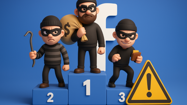 Palmarès des arnaques qui circulent sur Facebook