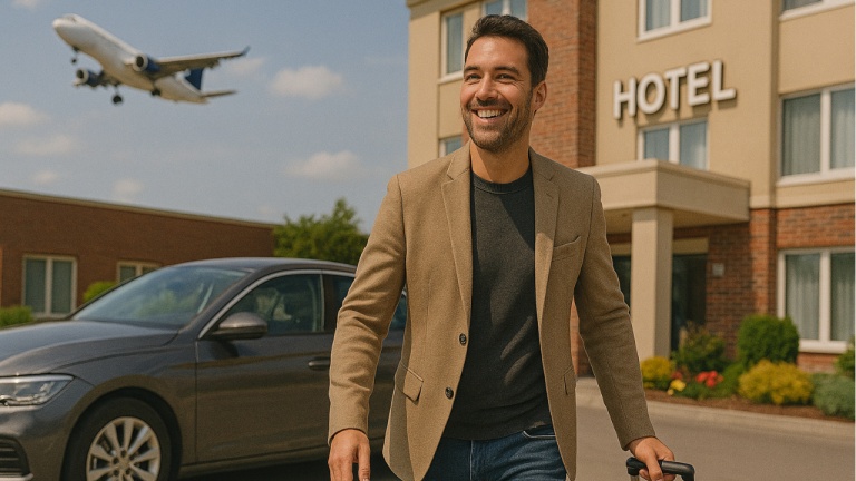 Trouver un hôtel avec stationnement pour voiture près de l’aéroport grâce à ce site