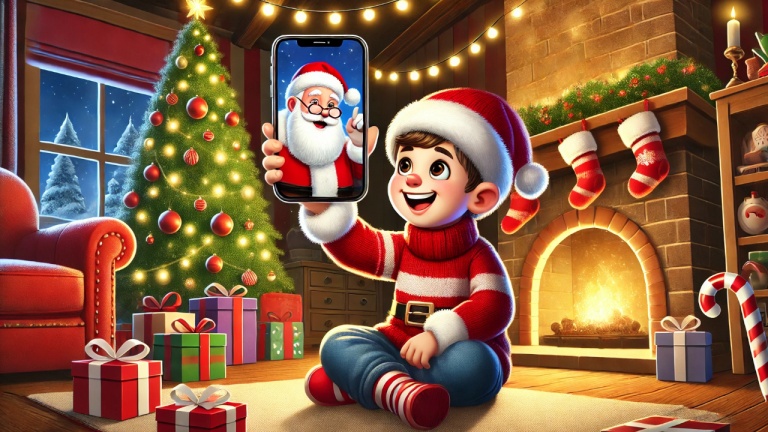 On peut parler au père Noël grâce à ChatGPT!