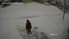 Le début des corvées hivernales