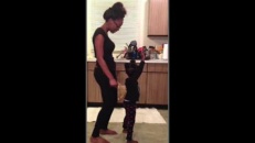 Un cours de danse maison