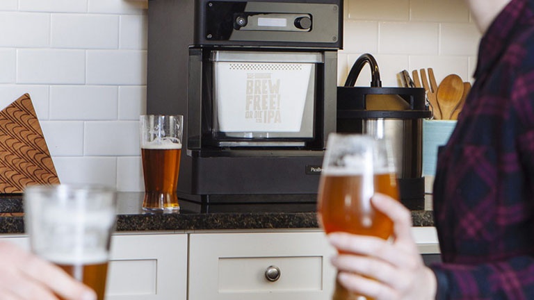 La machine espresso de la bière artisanale