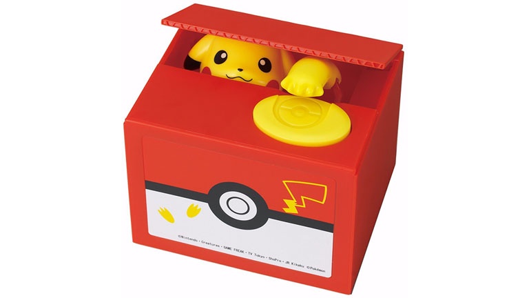 Une petite banque Pikachu qui parle