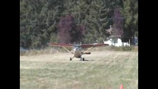 Avion qui décolle à la dernière seconde
