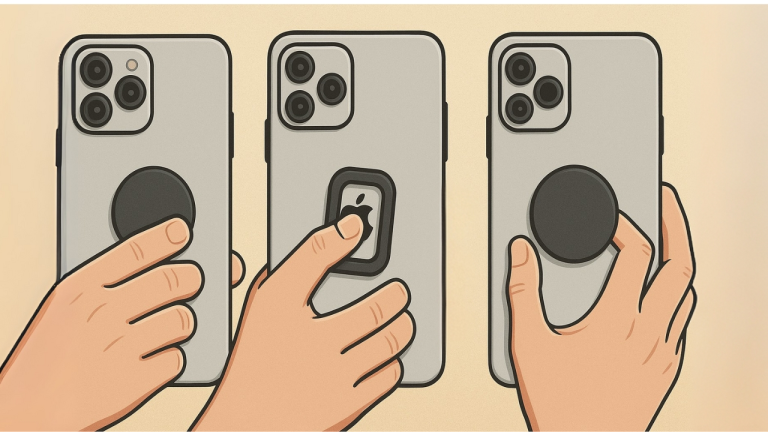 N'échappez plus votre téléphone cellulaire grâce à cette poignée