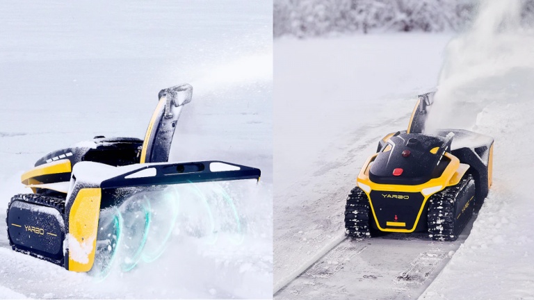 Tanné de pelleter la neige? Laissez ce robot déneigeur s’en occuper!