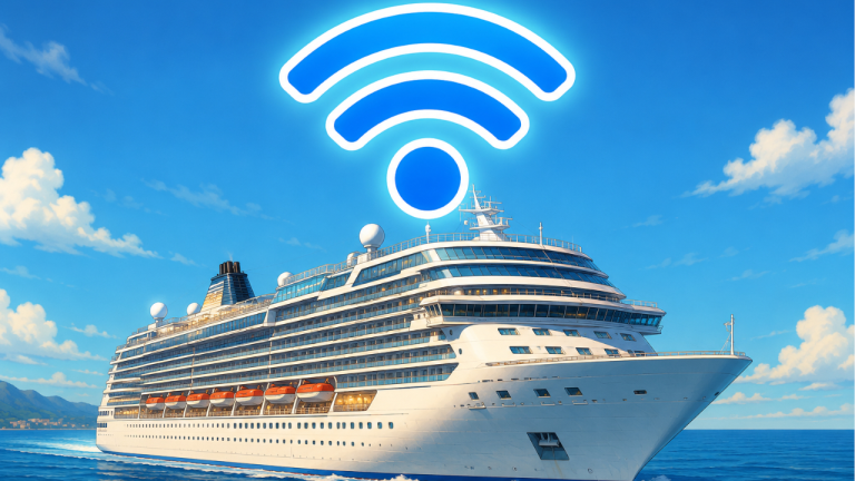 Obtenez un forfait internet en croisière moins cher que sur le bateau!