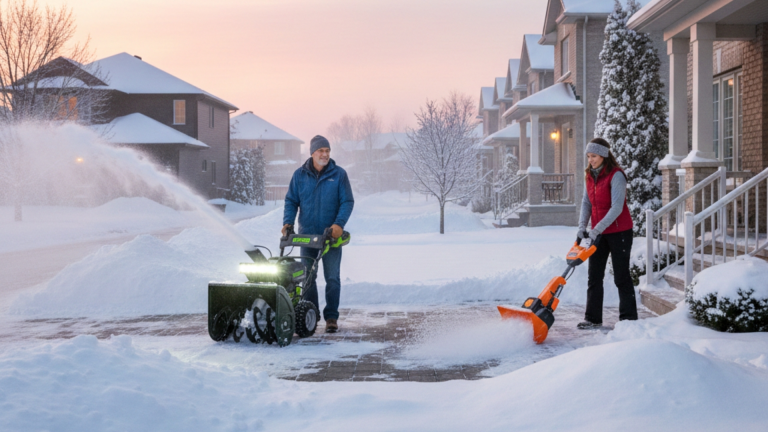 Choisir la bonne pelle ou souffleuse électrique cet hiver