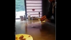 Une omelette spectaculaire