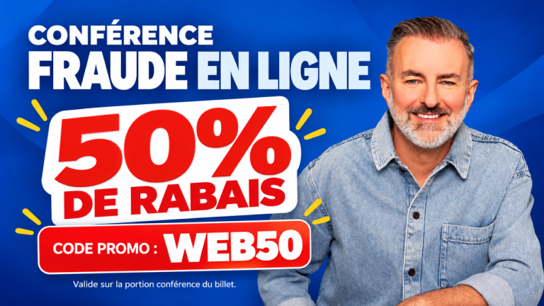 Venez voir ma conférence sur les fraudes en ligne en tournée