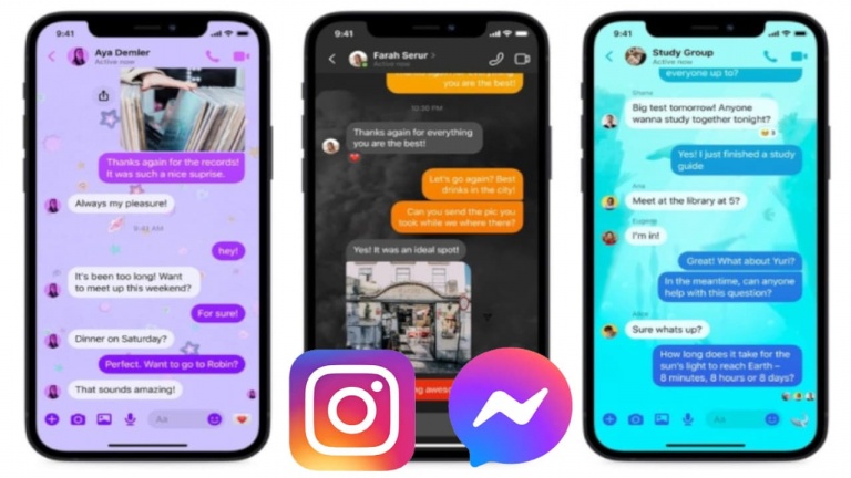 Voici comment changer le thème de vos conversations Messenger et Instagram
