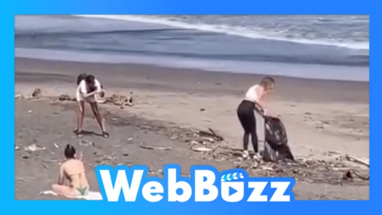 Une influenceuse TikTok soucieuse de l'environnement