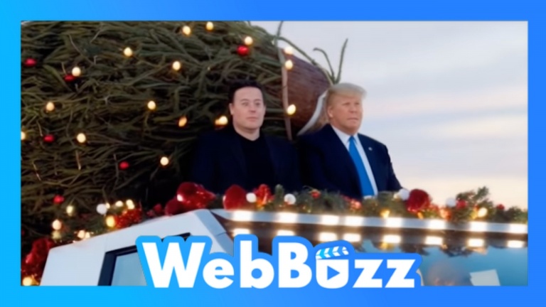 Donald Trump et Elon Musk réunis dans une vidéo de Noël