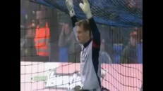 Partisan sur un terrain de soccer