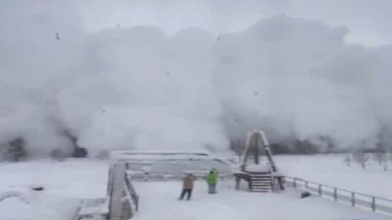 Une avalanche… en toute sécurité!