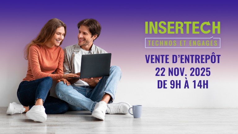 Achetez un ordinateur reconditionné à prix fou lors de la vente d'entrepôt d'Insertech