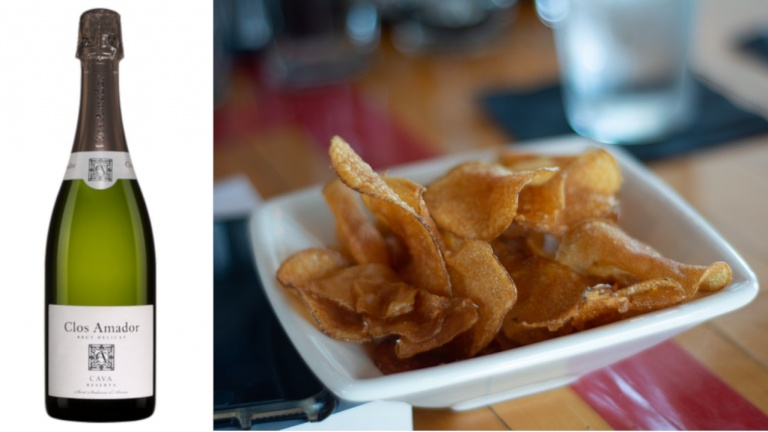 Le parfait vin blanc mousseux de 5 à 7 pour accompagner chips, bretzel et crudités