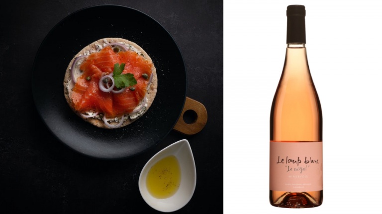 Le vin rosé idéal pour accompagner du bon saumon fumé