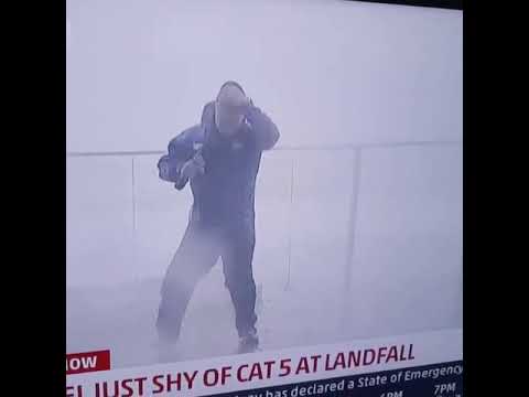 Les risques de couvrir un ouragan en direct