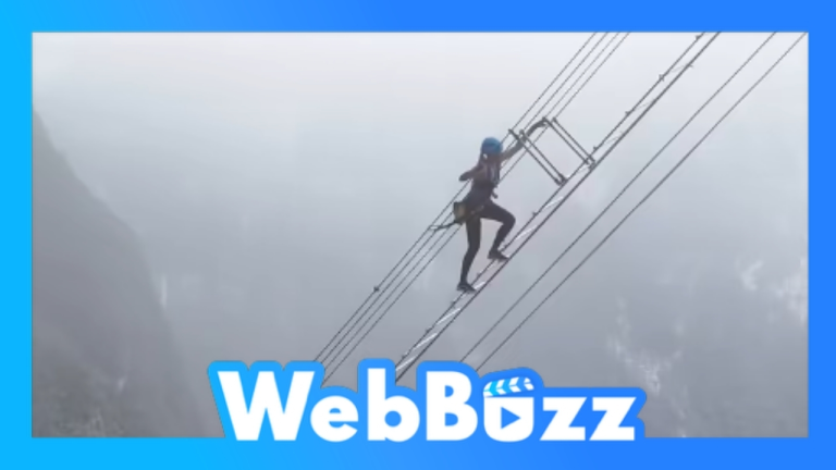 Seriez-vous capable de grimper au-dessus du vide?