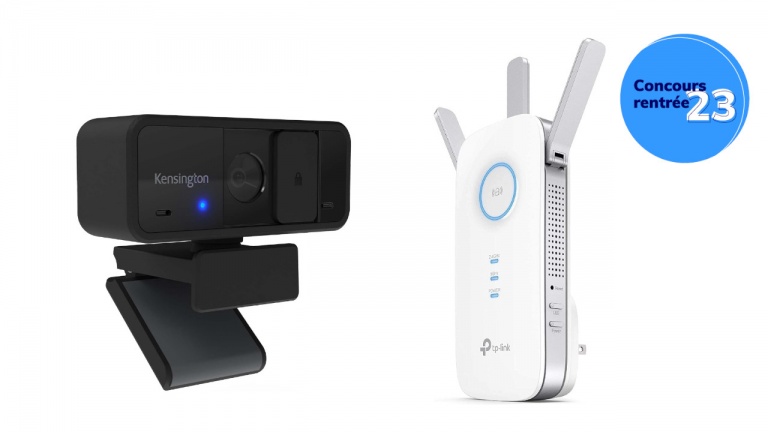 Gagnez un répéteur Wi-Fi TP-Link et une webcam Kensington pour améliorer vos appels conférence!  