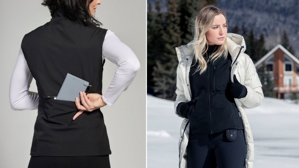 Gilet Chauffant Femme USB Température Réglable - Veste Chauffante Pour Hiver