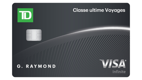 Carte Visa TD Classe Ultime Voyages
