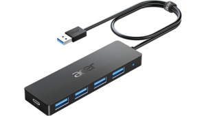 Hub Acer 4 ports USB 3.0 avec USB-C 0,6m